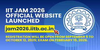 IIT JAM 2026 Official Website Launched @jam2026.iitb.ac.in; Registration Starts on September 5
